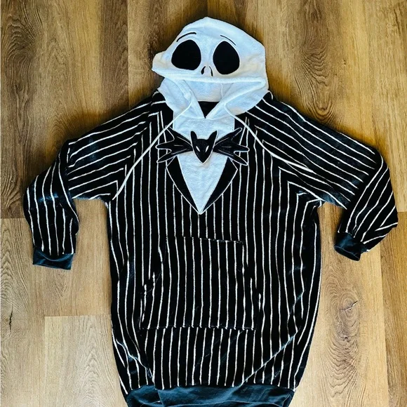 Disney The Nightmare Before Christmas Jack Skellington Women’s Lounger Hoodie - Picture 6 of 7